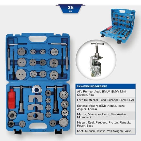 Set dispozitive rotire/reintroducere, etrier frana BRILLIANT TOOLS BT701050