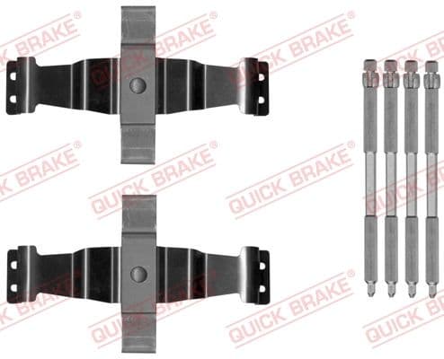 Set accesorii, placute frana QUICK BRAKE 109-1886