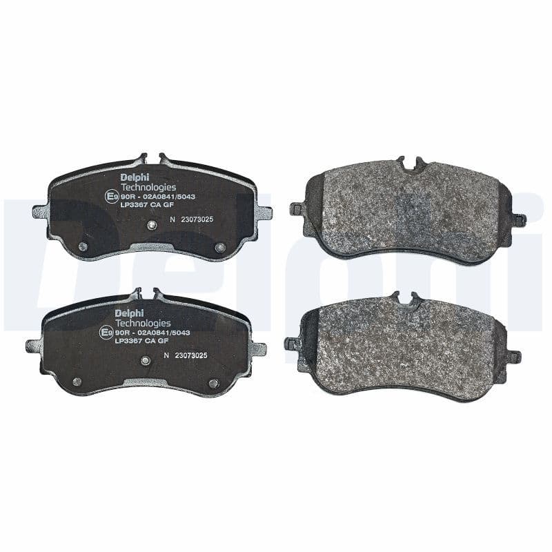set placute frana,frana disc DELPHI LP3367