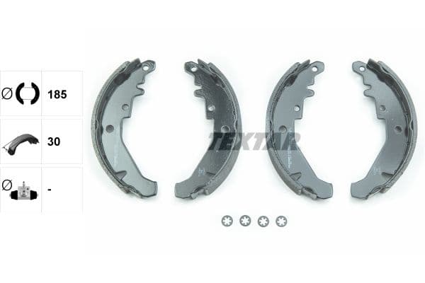 Set saboti frana TEXTAR 91061500