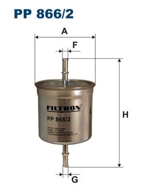 filtru combustibil FILTRON PP 866/2