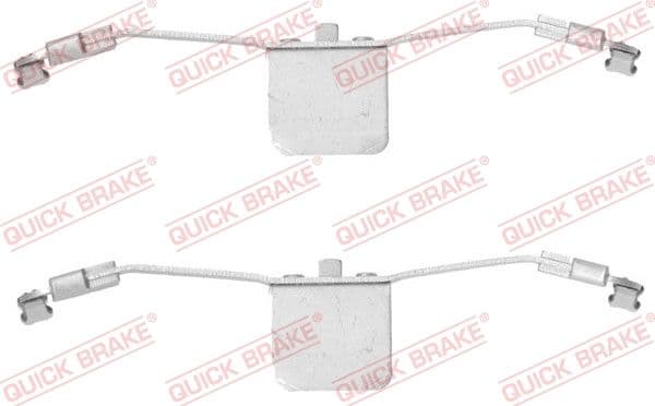 Set accesorii, placute frana QUICK BRAKE 109-1641