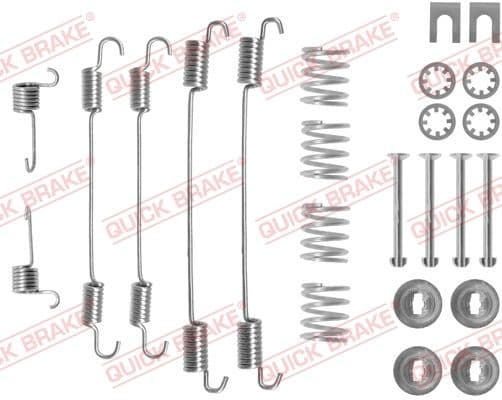 Set accesorii, sabot de frana QUICK BRAKE 105-0747