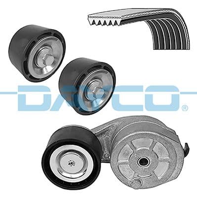 Set curea transmisie cu caneluri DAYCO KPV198HD