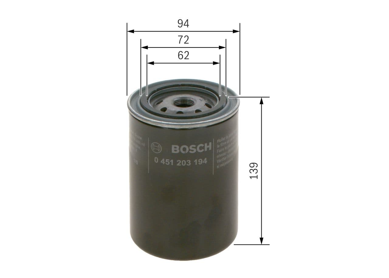 Filtru ulei BOSCH 0 451 203 194