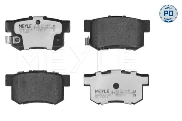 set placute frana,frana disc MEYLE -PD: Advanced performance and design. 025 217 1914/PD