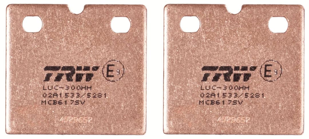 set placute frana,frana disc TRW MCB617SV