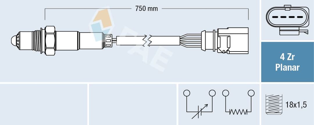 Sonda Lambda FAE 77910