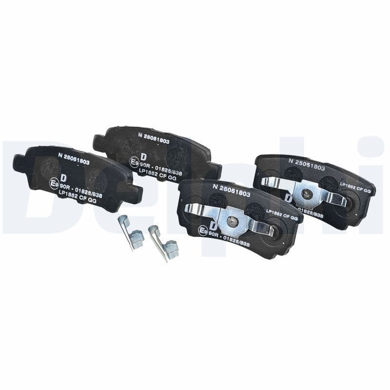 set placute frana,frana disc DELPHI LP1852