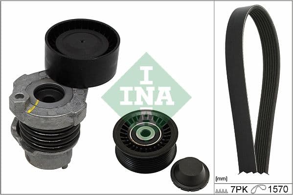 Set curea transmisie cu caneluri Schaeffler INA 529 0187 10