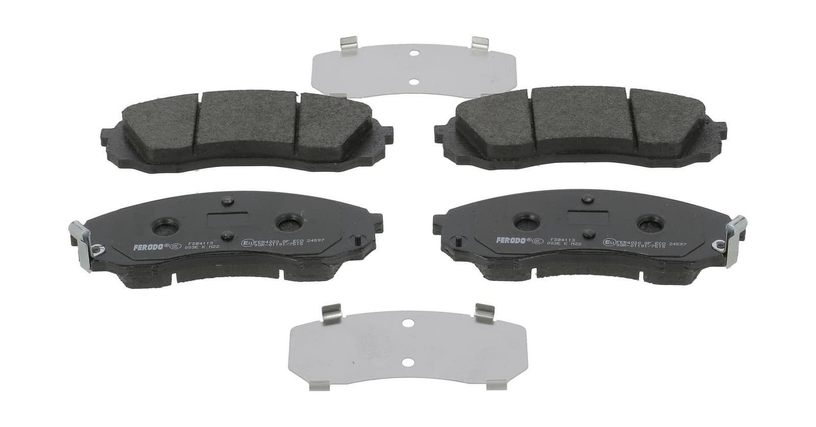 set placute frana,frana disc FERODO PREMIER ECO FRICTION FDB4113