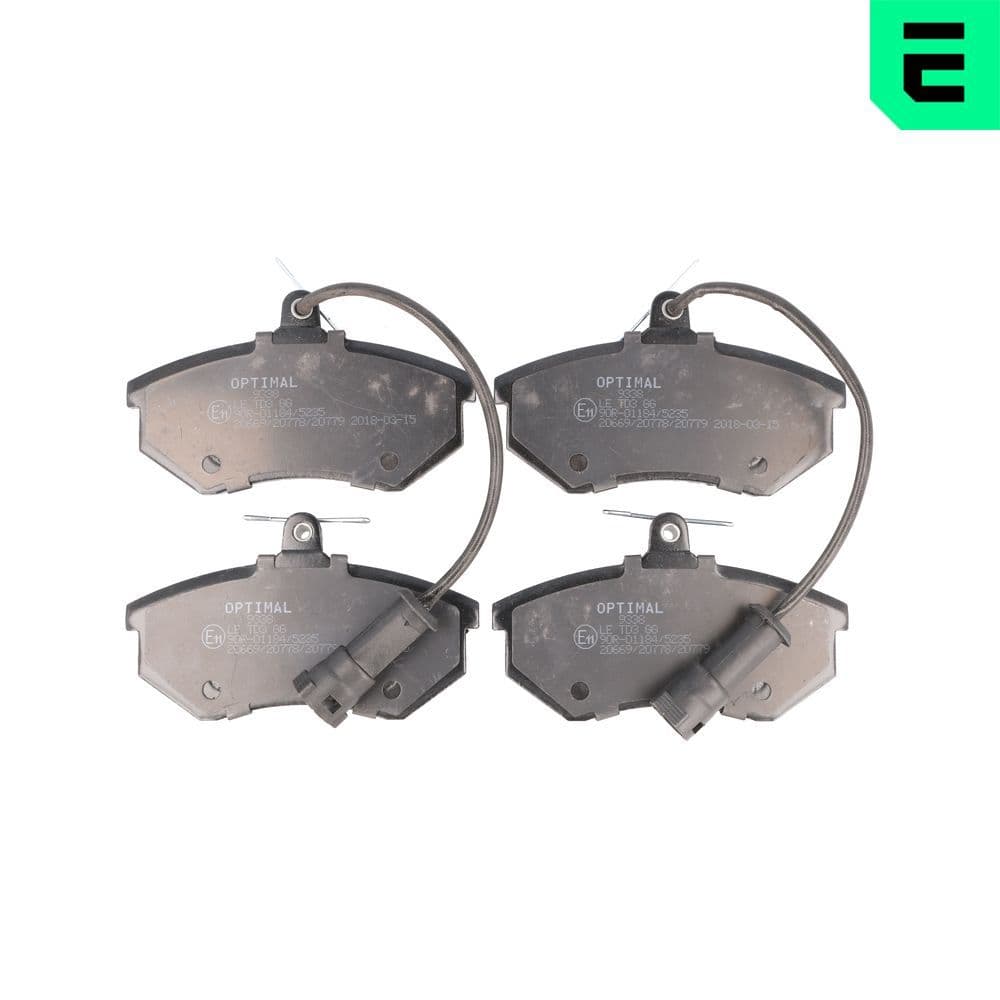 set placute frana,frana disc OPTIMAL BP-09338