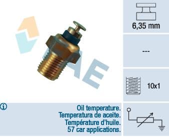 senzor,temperatura ulei FAE 32200