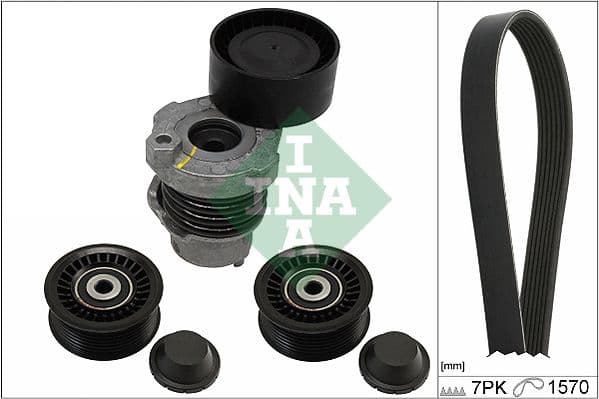 Set curea transmisie cu caneluri Schaeffler INA 529 0284 10