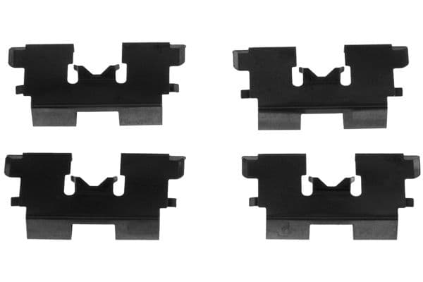 Set accesorii, placute frana TRW PFK517