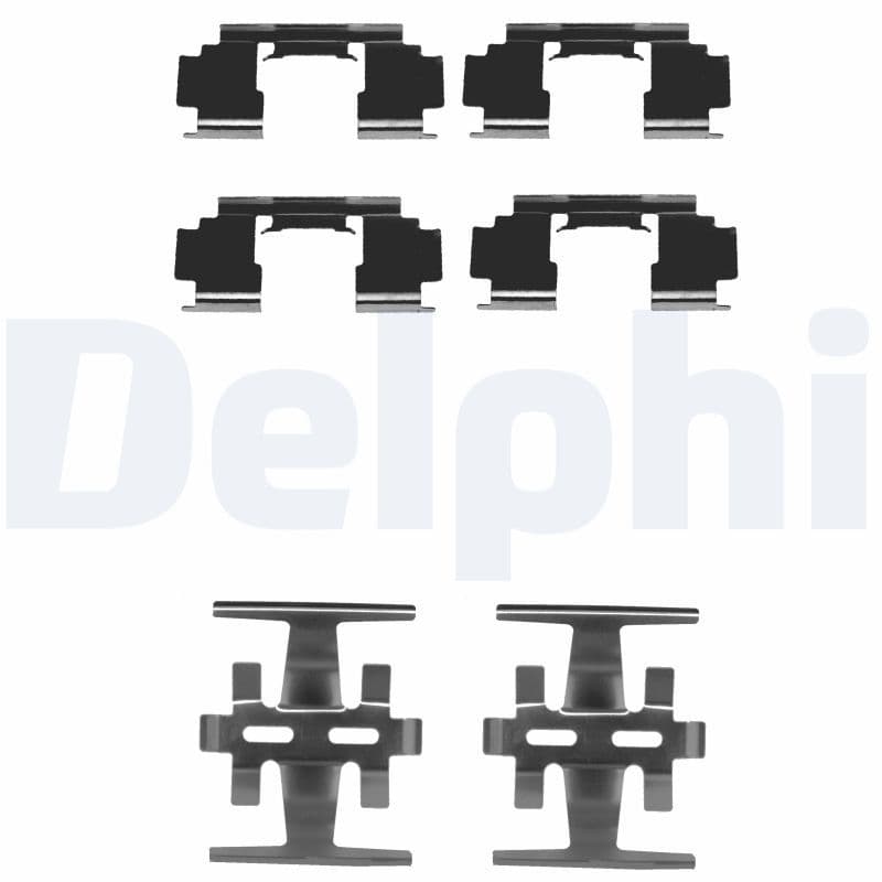 Set accesorii, placute frana DELPHI LX0130