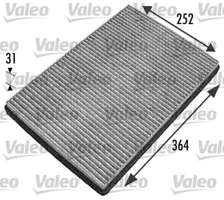 Filtru, aer habitaclu VALEO PROTECT 698744