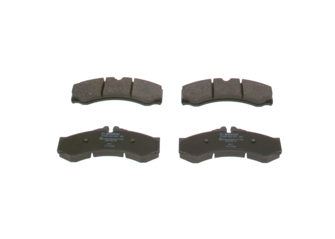 set placute frana,frana disc BOSCH 0 986 424 832