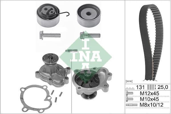 Set pompa apa + curea dintata Schaeffler INA 530 0338 30