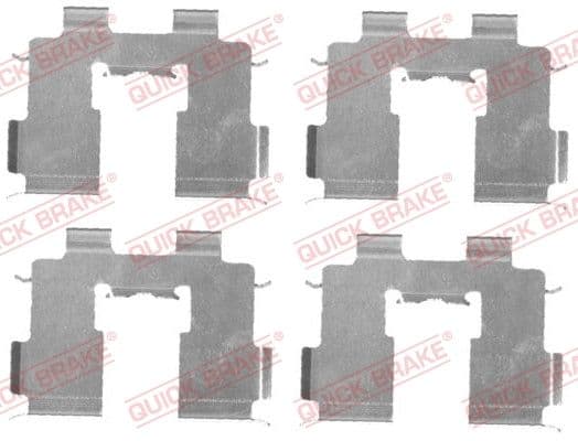 Set accesorii, placute frana QUICK BRAKE 109-1717