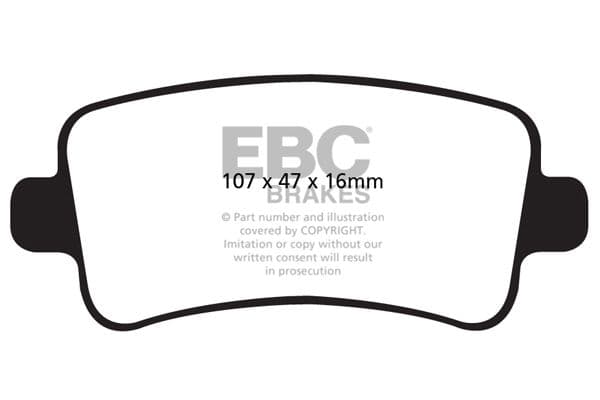 set placute frana,frana disc EBC Brakes DP42016R