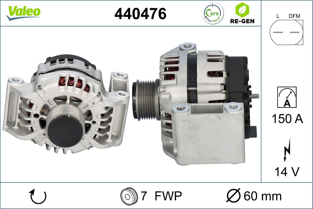 Generator / Alternator VALEO 440476