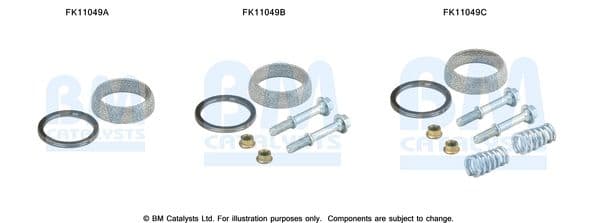 Set montaj, filtru funingine/particule BM CATALYSTS FK11049