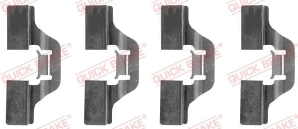 Set accesorii, placute frana QUICK BRAKE 109-1211