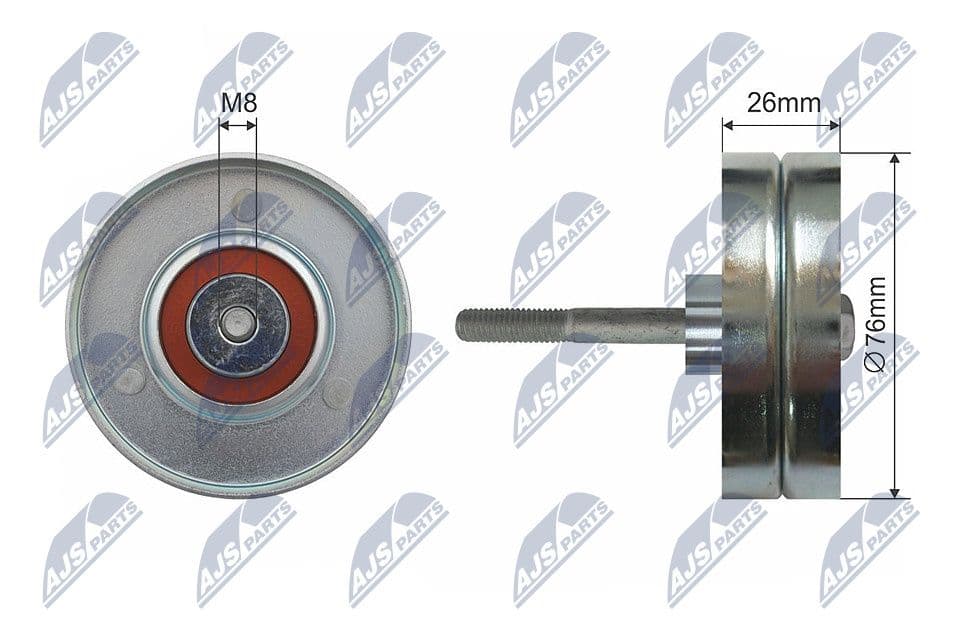 rola intinzator,curea transmisie NTY RNK-VV-012