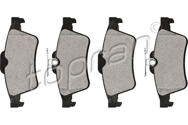 set placute frana,frana disc TOPRAN 302 052