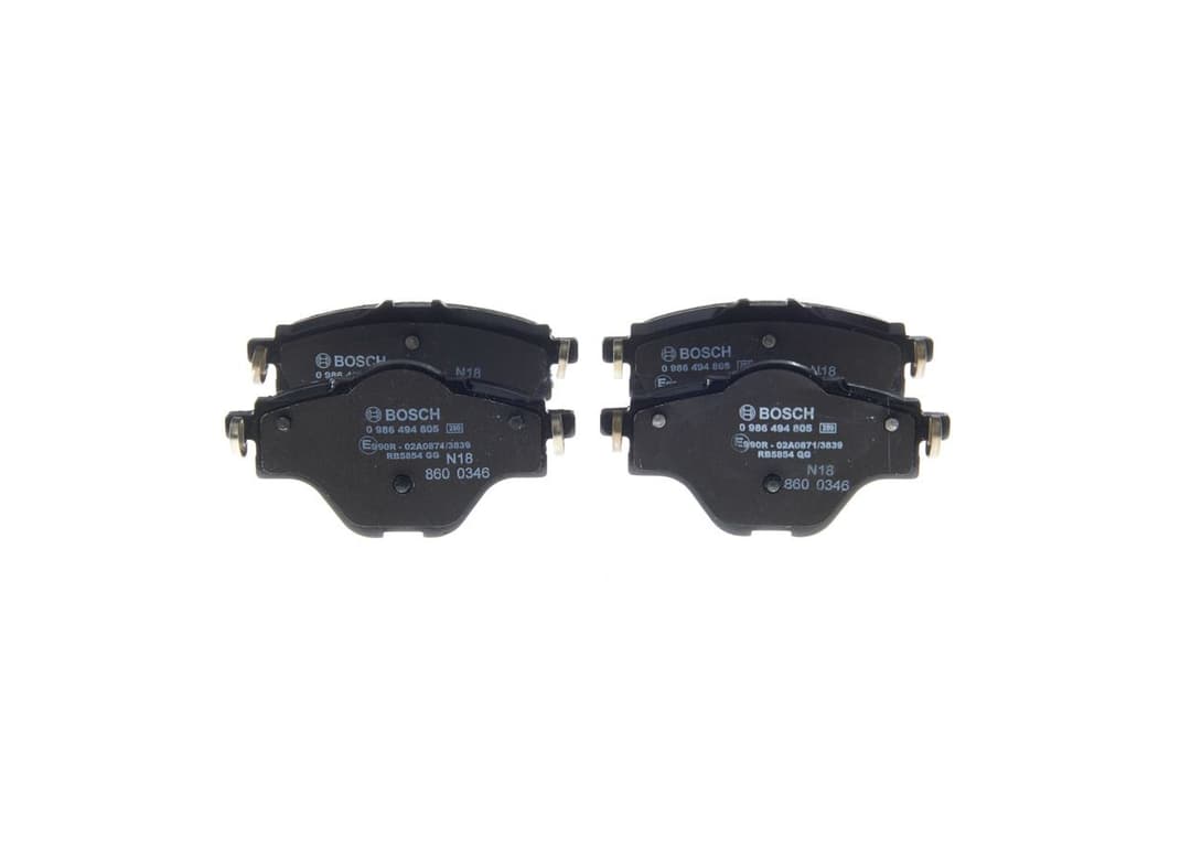 set placute frana,frana disc BOSCH 0 986 494 805