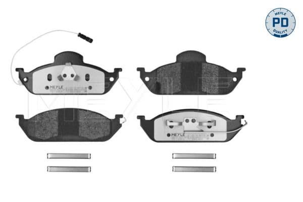 set placute frana,frana disc MEYLE -PD: Advanced performance and design. 025 231 9317/PD