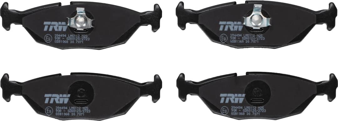 set placute frana,frana disc TRW GDB1068