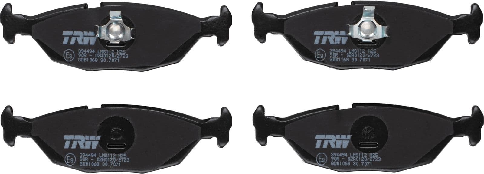 set placute frana,frana disc TRW GDB1068