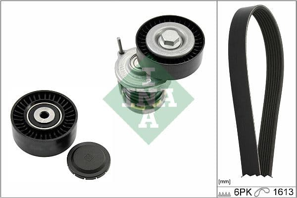 Set curea transmisie cu caneluri Schaeffler INA 529 0467 10