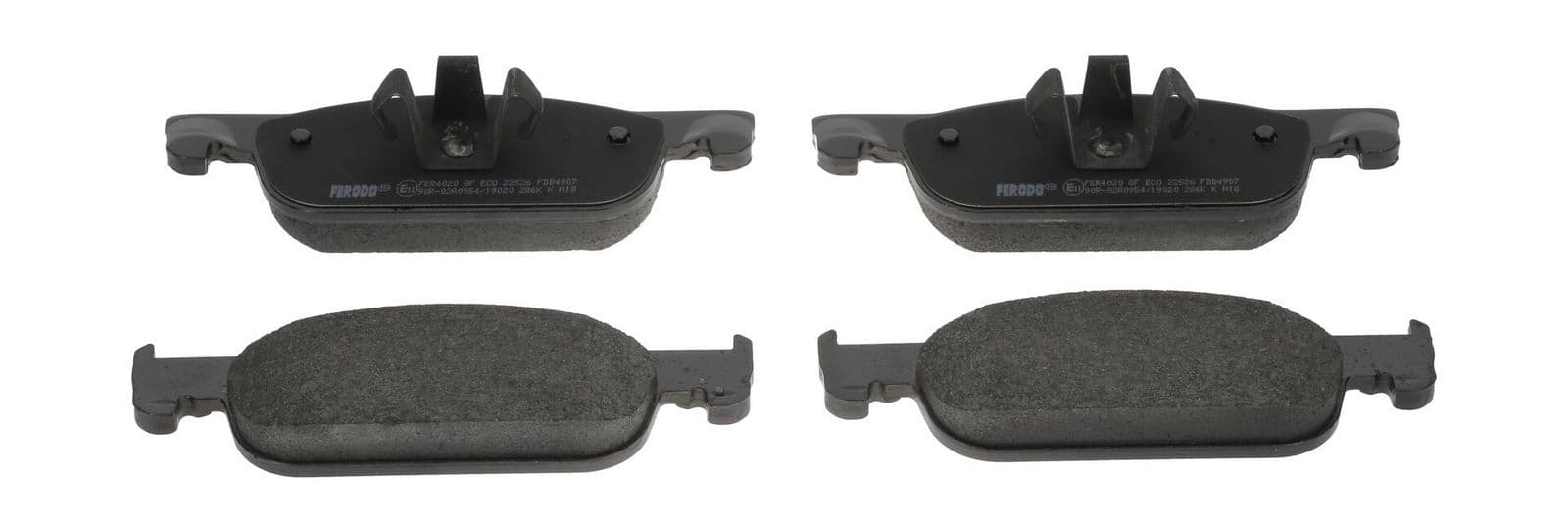 set placute frana,frana disc FERODO PREMIER ECO FRICTION FDB4907