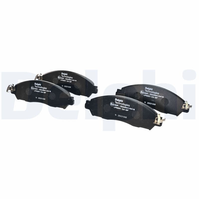 set placute frana,frana disc DELPHI LP3291