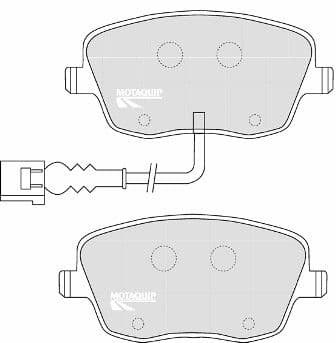set placute frana,frana disc MOTAQUIP LVXL1099