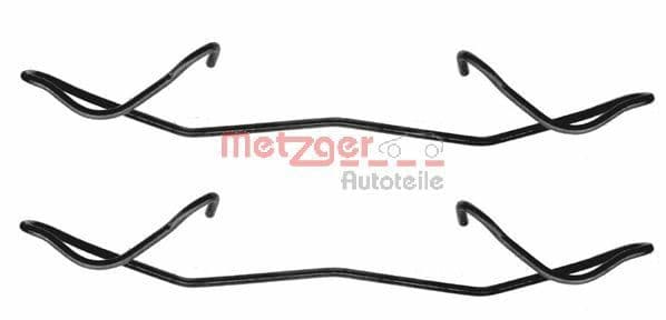 Set accesorii, placute frana METZGER 109-1180