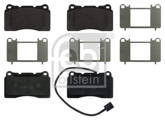 set placute frana,frana disc FEBI BILSTEIN 16848