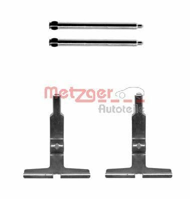 Set accesorii, placute frana METZGER 109-1661