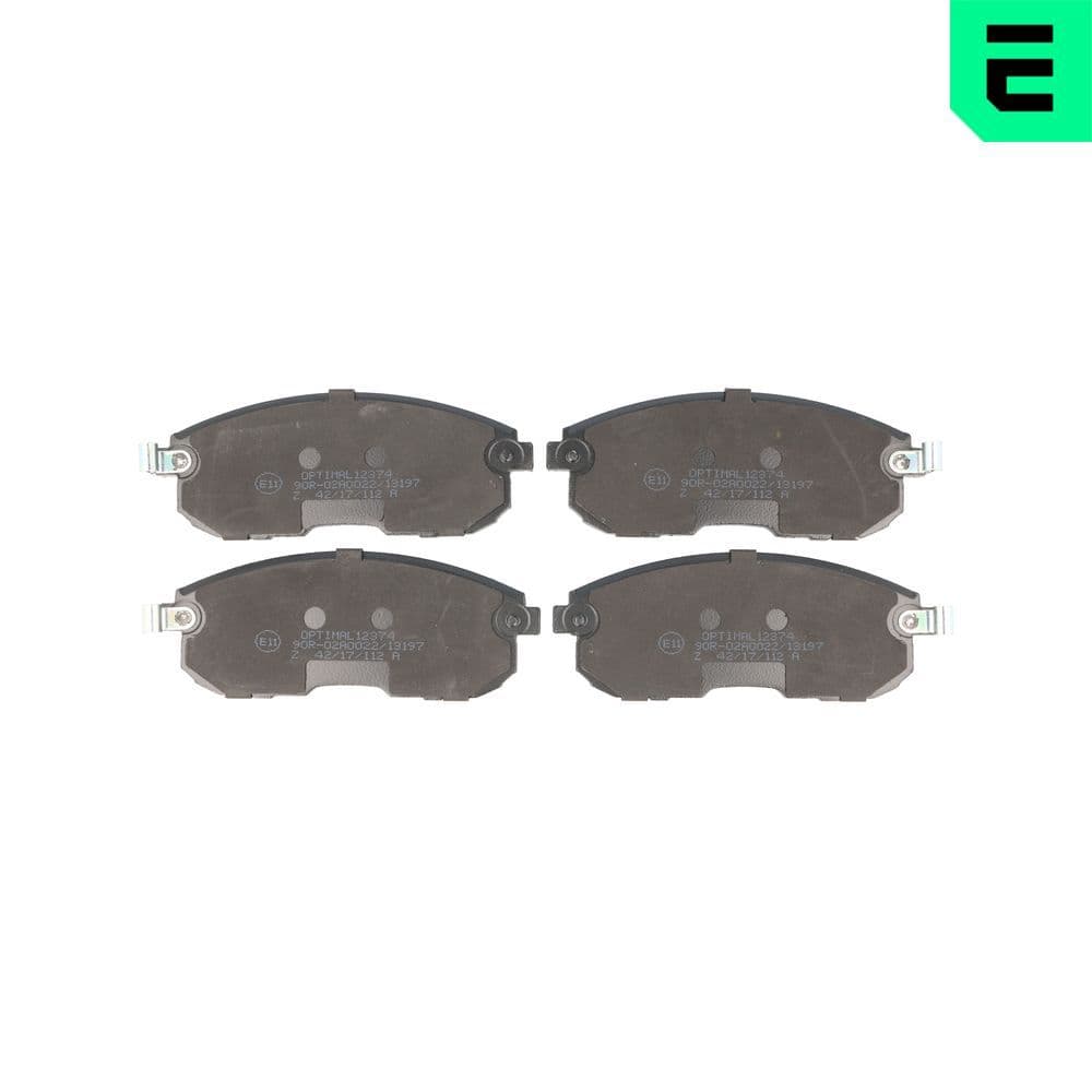 set placute frana,frana disc OPTIMAL BP-12374