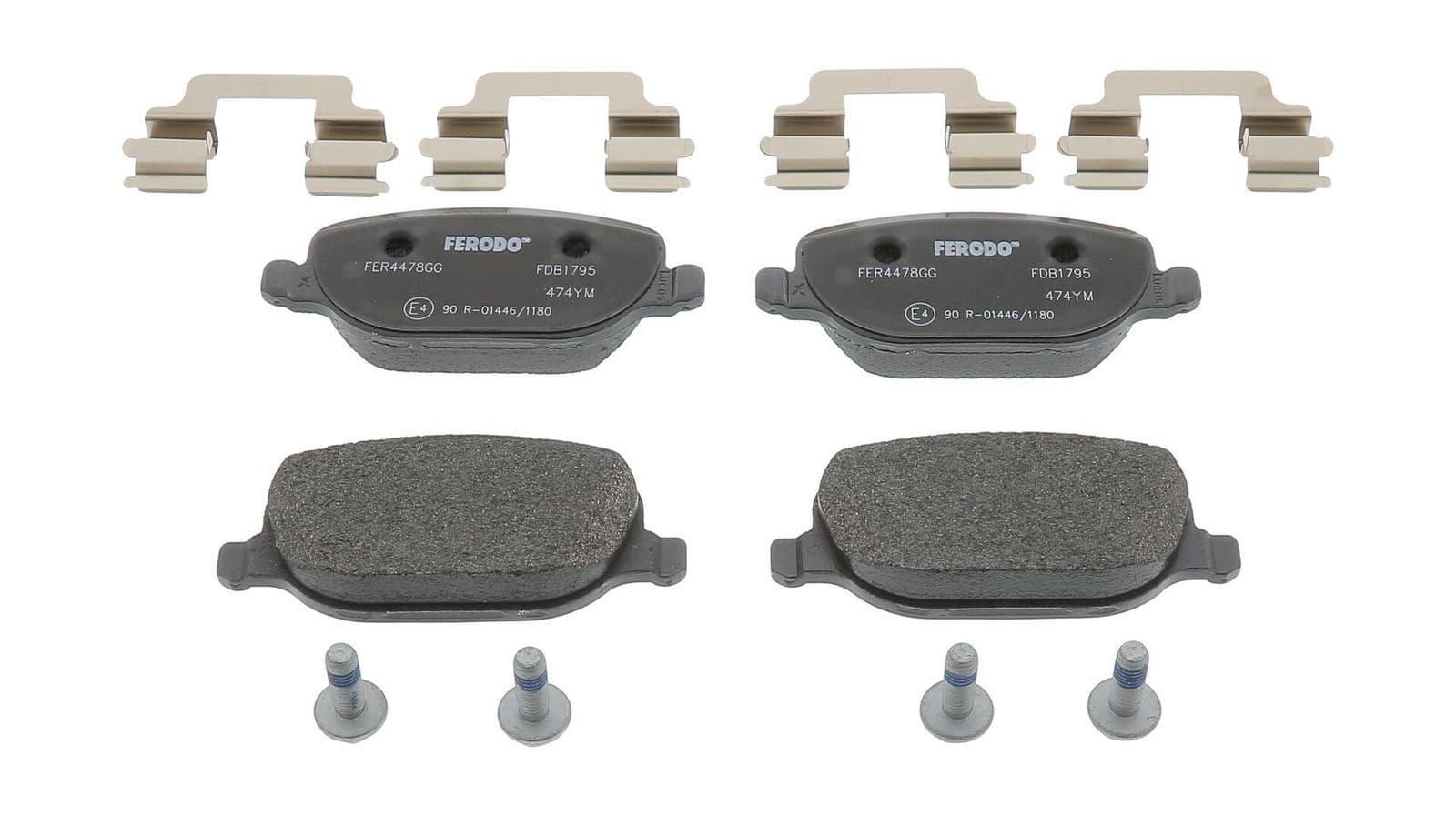 set placute frana,frana disc FERODO FDB1795