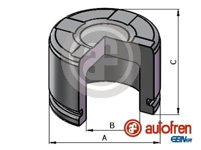 Piston, etrier frana AUTOFREN SEINSA D025662