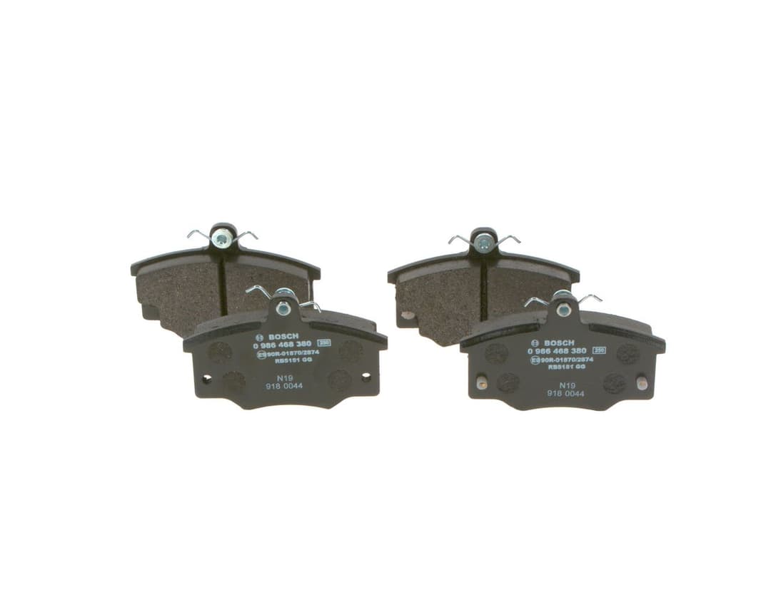 set placute frana,frana disc BOSCH 0 986 468 380