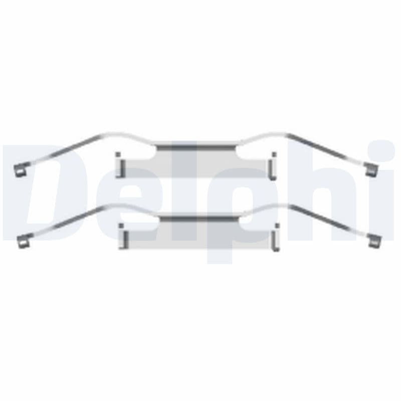 Set accesorii, placute frana DELPHI LX0439