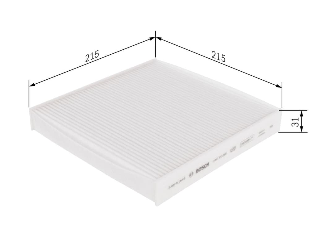 Filtru, aer habitaclu BOSCH 1 987 435 069