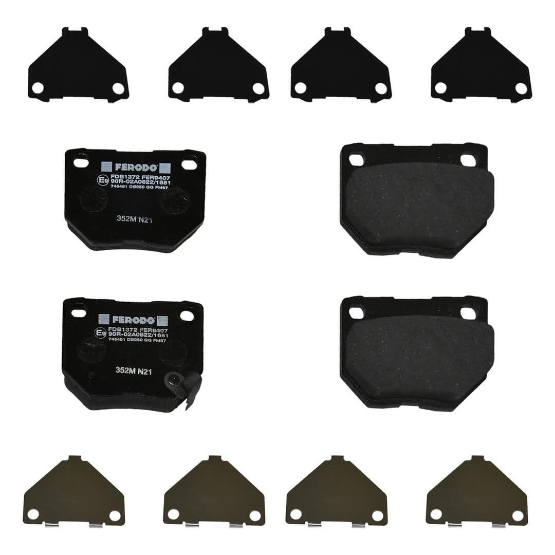 set placute frana,frana disc FERODO PREMIER FDB1372