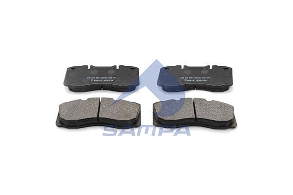 set placute frana,frana disc SAMPA 096.609