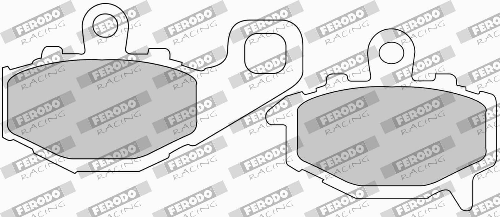set placute frana,frana disc FERODO RACING FDB2012ST